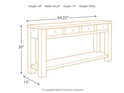 Sofa Table/Gavelston/Black T732-4