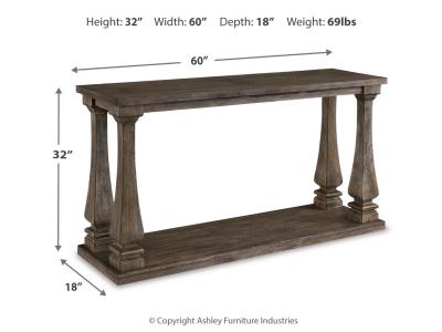 Sofa Table/Johnelle/Gray T776-4