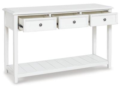 Sofa Table/Kanwyn/Whitewash T937-4