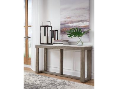 Sofa Table/Loyaska/Brown/Ivory T789-4