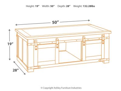 Rectangular Cocktail Table T372-1