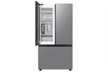 36" Samsung 3 Door Bespoke French Door Refrigerator With Beverage Center in Stainless Steel - RF30BB6600QLAA