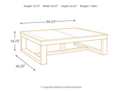 Watson Rectangle Cocktail Table - T481-1