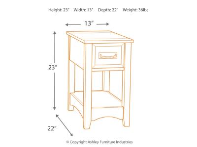 Chair Side End Table/Breegin T007-319