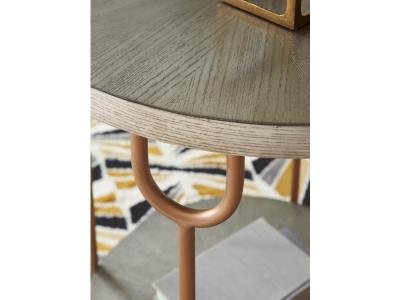 Round End Table/Ranoka T178-6