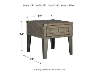 Rectangular End Table/Chazney T904-3