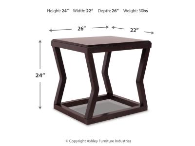 Rectangular End Table/Kelton T592-3