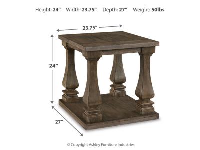 Rectangular End Table/Johnelle T776-3