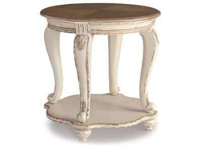 Round End Table/Realyn T743-6