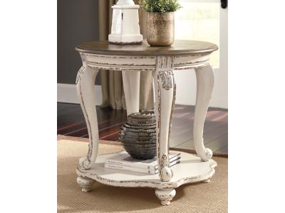 Round End Table/Realyn T743-6