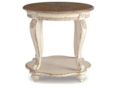 Round End Table/Realyn T743-6