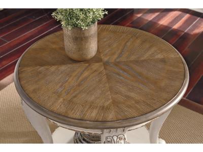 Round End Table/Realyn T743-6