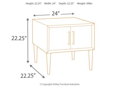 Kisper End Table - T802-2