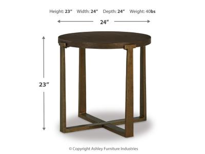 Round End Table/Balintmore T967-6