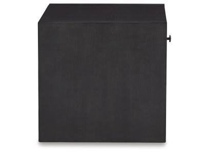 Square End Table/Foyland/Black T989-2