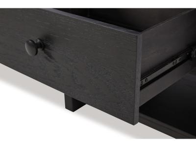 Square End Table/Foyland/Black T989-2