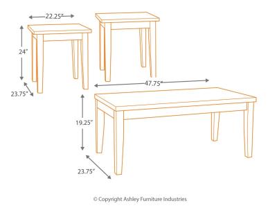 Occasional Table Set (3/CN) T158-13