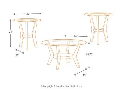 Occasional Table Set (3/CN) T210-13