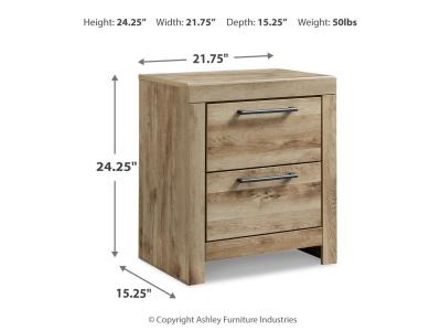 Two Drawer Night Stand/Hyanna B1050-92