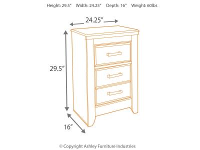 Two Drawer Night Stand/Juararo B251-92