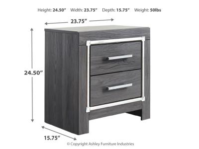 Two Drawer Night Stand/Lodanna B214-92