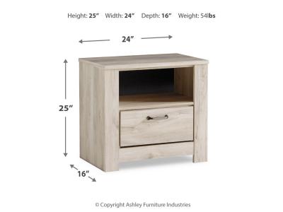 One Drawer Night Stand/Bellaby B331-91