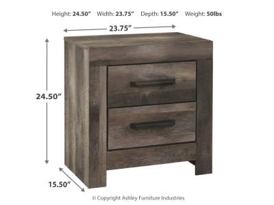 Two Drawer Night Stand/Wynnlow B440-92