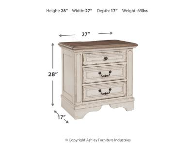 Three Drawer Night Stand B743-93