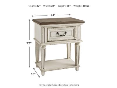 One Drawer Night Stand/Realyn B743-91