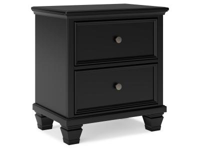 Two Drawer Night Stand/Lanolee B687-92