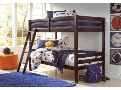 Twin/Twin Bunk Bed w/Ladder B328-59