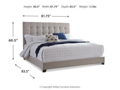 King Upholstered Bed/Dolante B130-582