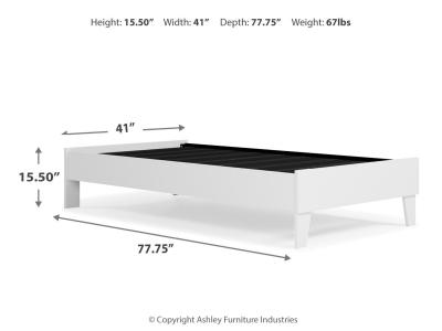 Twin Platform Bed/Piperton EB1221-111