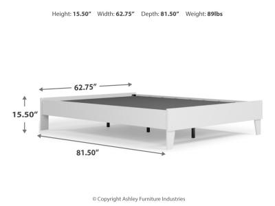 Queen Platform Bed/Piperton EB1221-113