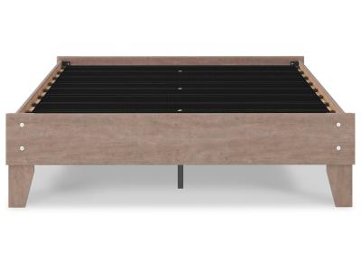 Full Platform Bed/Flannia/Gray EB2520-112