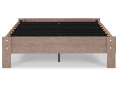 Full Platform Bed/Flannia/Gray EB2520-112