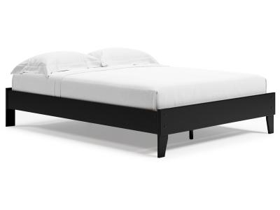 Queen Platform Bed/Finch/Black EB3392-113