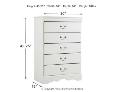 Five Drawer Chest/Anarasia B129-46