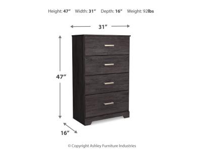 Four Drawer Chest/Belachime B2589-44