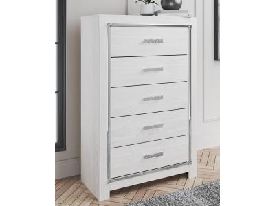 Five Drawer Chest/Altyra/White B2640-46