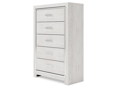 Five Drawer Chest/Altyra/White B2640-46