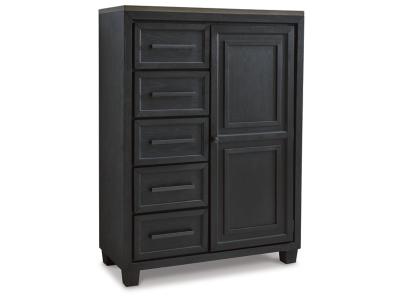 Door Chest/Foyland/Black/Brown B989-48