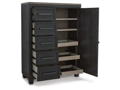 Door Chest/Foyland/Black/Brown B989-48