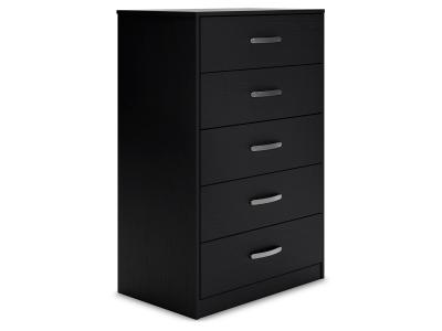 Five Drawer Chest/Finch/Black EB3392-245