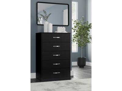 Five Drawer Chest/Finch/Black EB3392-245