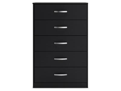 Five Drawer Chest/Finch/Black EB3392-245