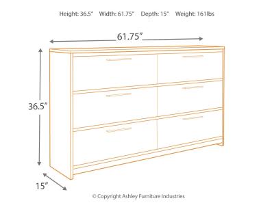 Six Drawer Dresser/Baystorm B221-31