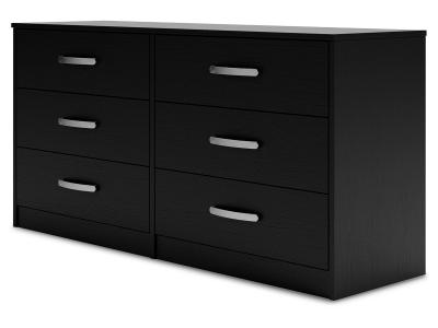 Six Drawer Dresser/Finch/Black EB3392-231