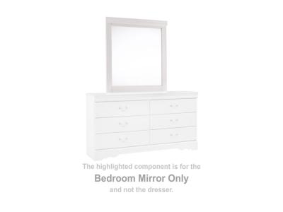 Bedroom Mirror/Anarasia/White B129-36