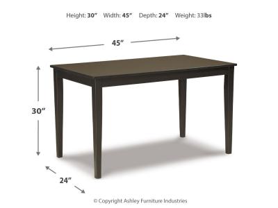 Rectangular Dining Room Table D250-25